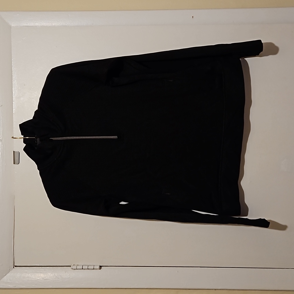 Lululemon Engineered Warmth Half Zip Black size 6
